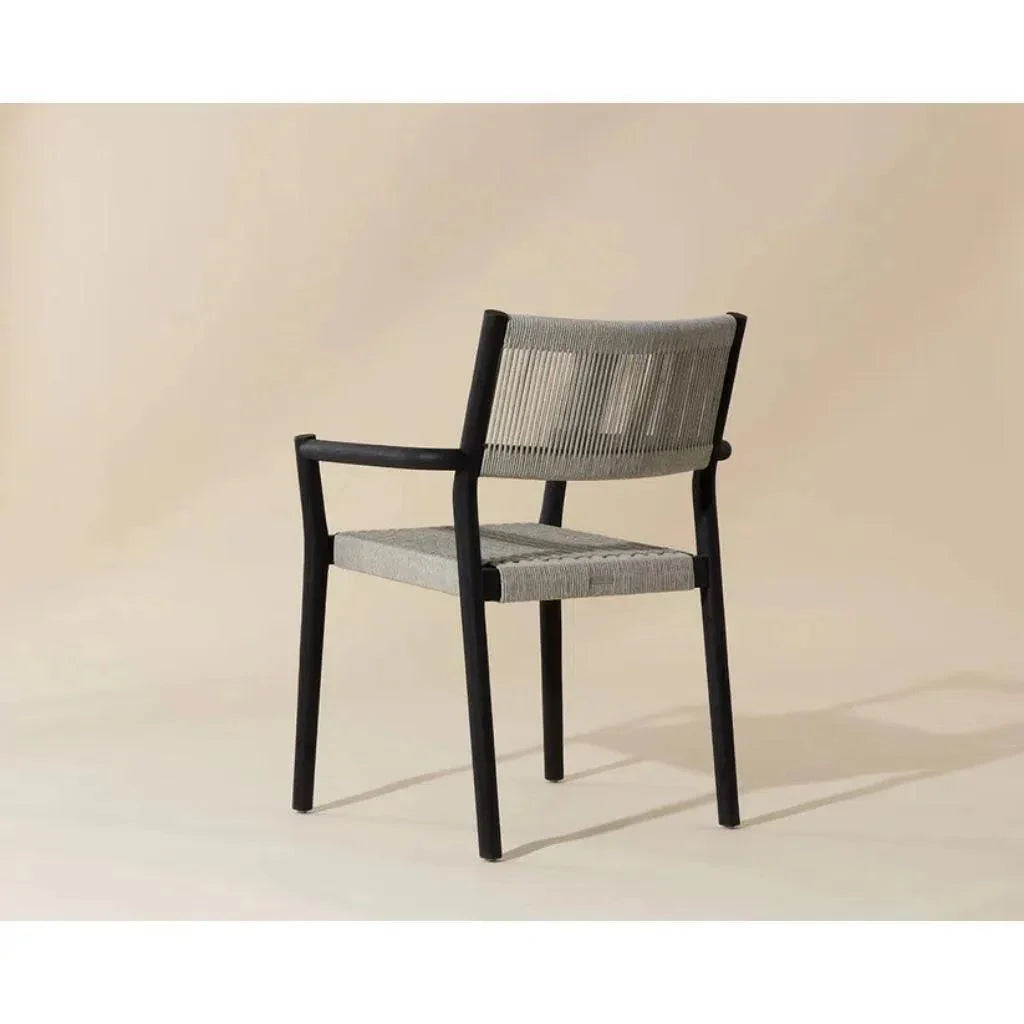 SUNPAN Kavala Rope Stackable Outdoor Dining Armchair