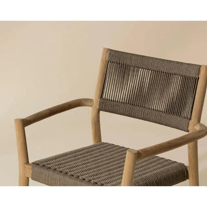 SUNPAN Kavala Rope Stackable Outdoor Dining Armchair