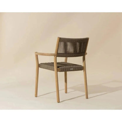 SUNPAN Kavala Rope Stackable Outdoor Dining Armchair