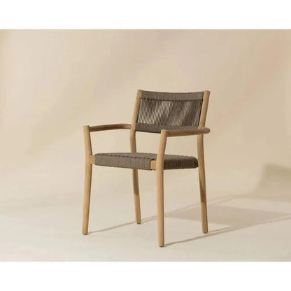 SUNPAN Kavala Rope Stackable Outdoor Dining Armchair