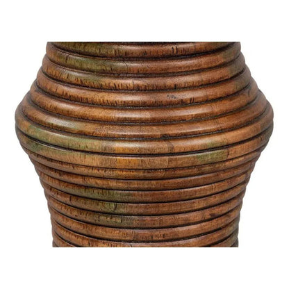 Sarreid Kayan Mango Wood Brown Round End Table