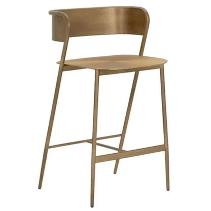 SUNPAN Keanu Powder Coated Iron Counter Stool