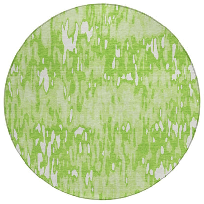LOOMLAN Rugs Ken Lime Washable Indoor-Outdoor Rug