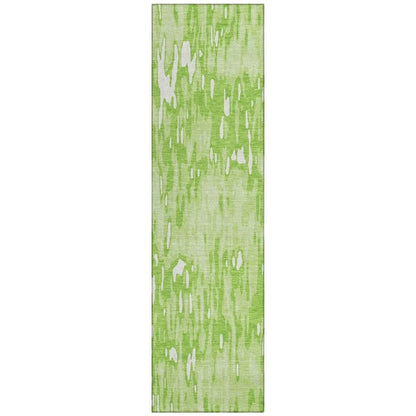 LOOMLAN Rugs Ken Lime Washable Indoor-Outdoor Rug