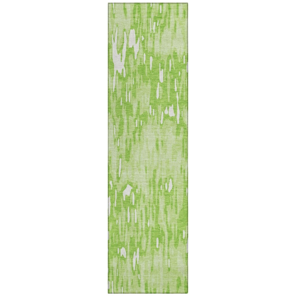 LOOMLAN Rugs Ken Lime Washable Indoor-Outdoor Rug