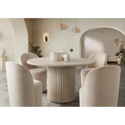 Diamond Sofa Kendall Boucle Armless Dining Chair 2PC