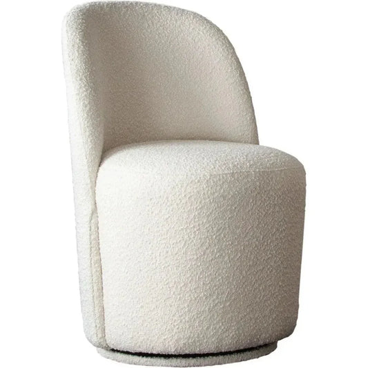 Diamond Sofa Kendall Ivory Boucle Fabric Dining Chair