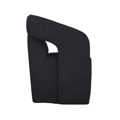 SUNPAN Kendrick Fabric Wheeled Dining Armchair