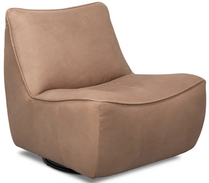 Kennett Leather Swivel Chair
