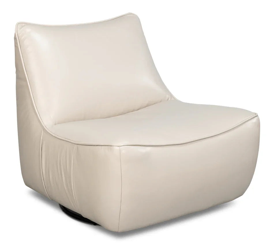 Kennett Leather Swivel Chair