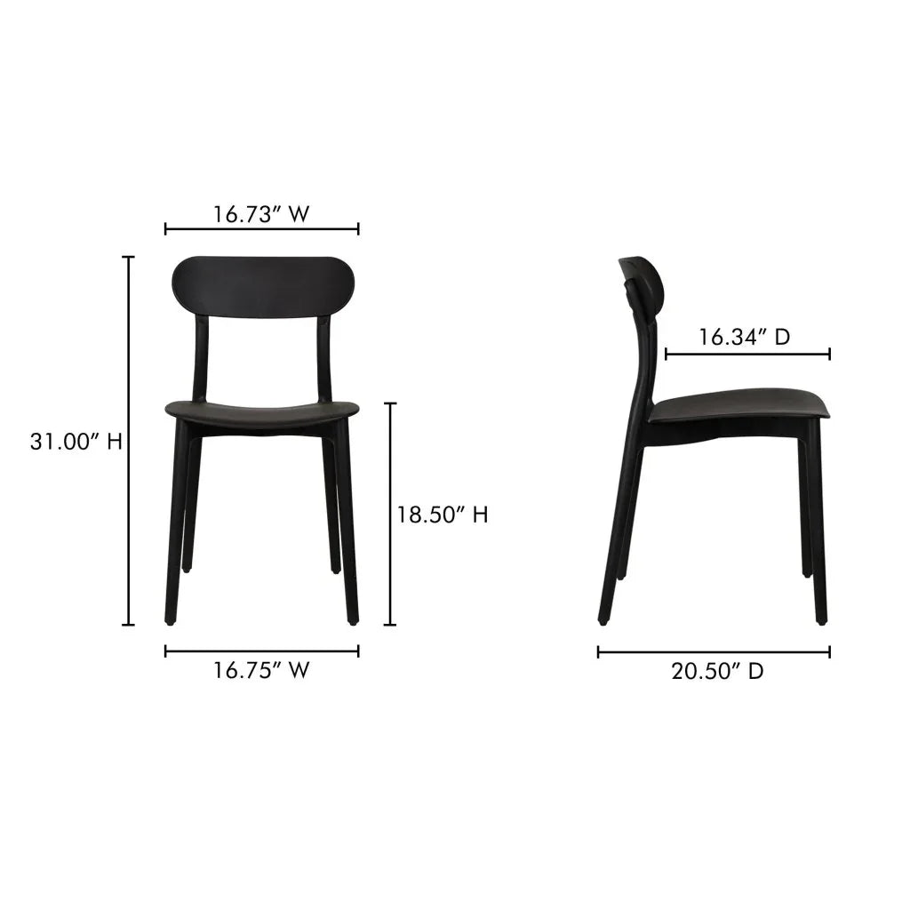 Moe's Home Kent Durable Outdoor Dining Chair (Set Of 2)
