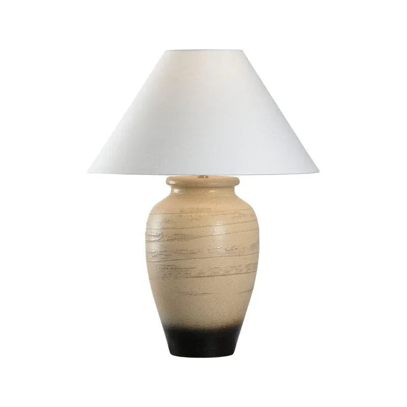 Wildwood Kento Natural Japanese Clay Handcrafted Table Lamp