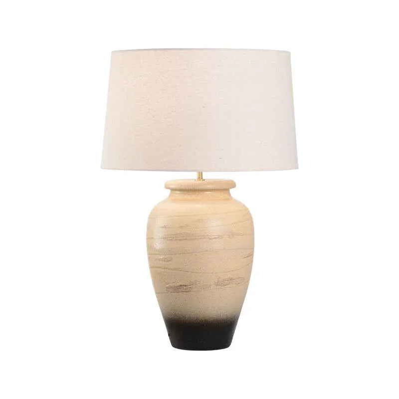 Wildwood Kento Natural Japanese Clay Handcrafted Table Lamp