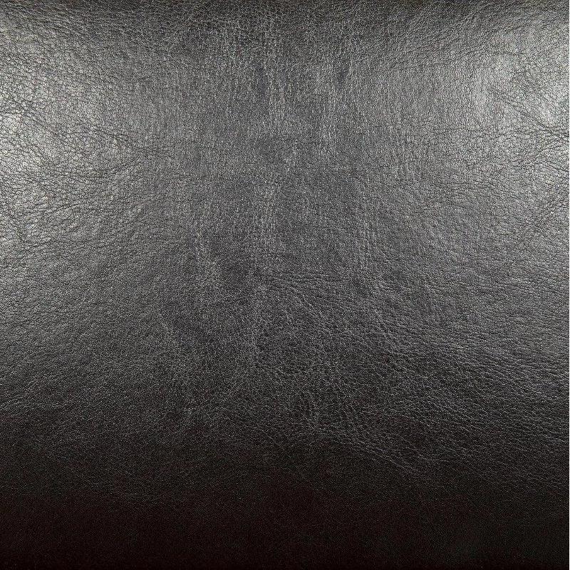 Noir Kerouac Leather Armless Dining Chair