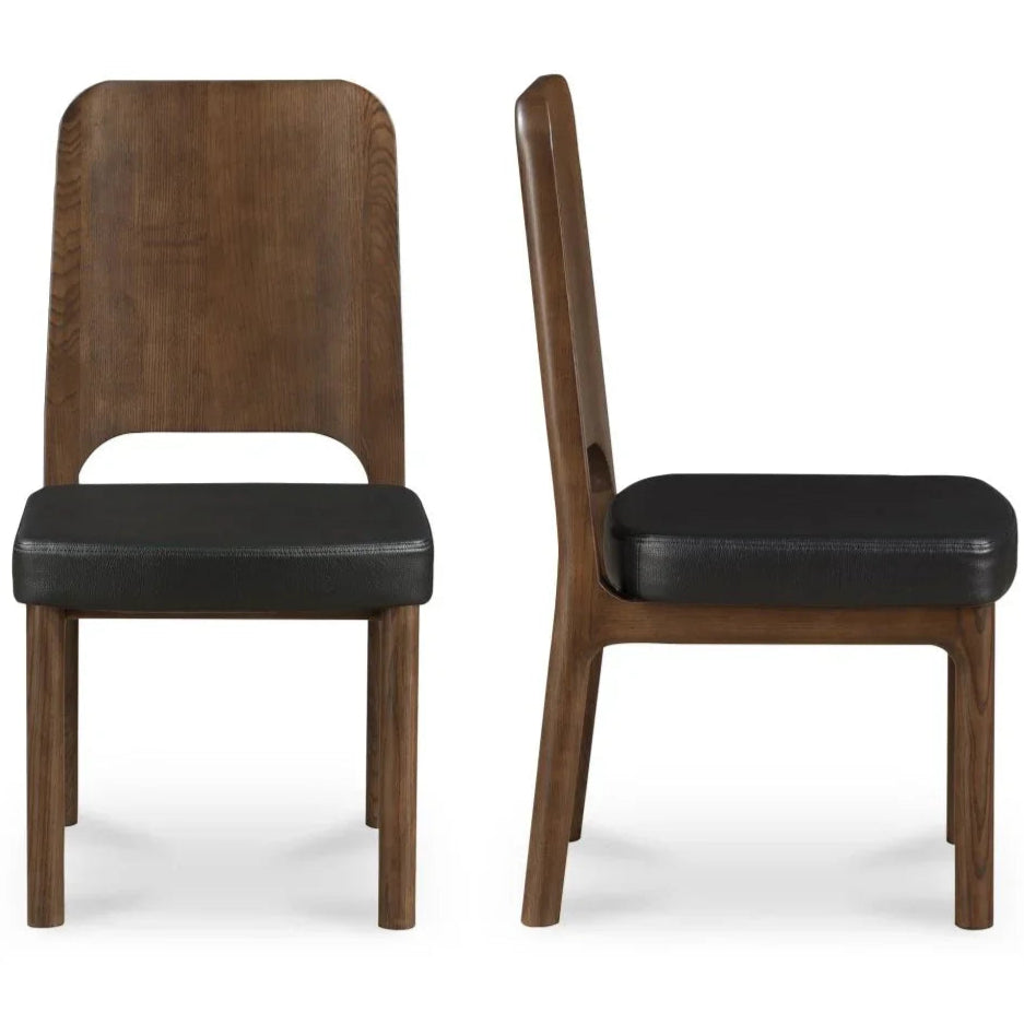 Kerr Leather Armless Dining Chair (Set Of 2) - LOOMLAN - Moe's Home - Dining Chairs