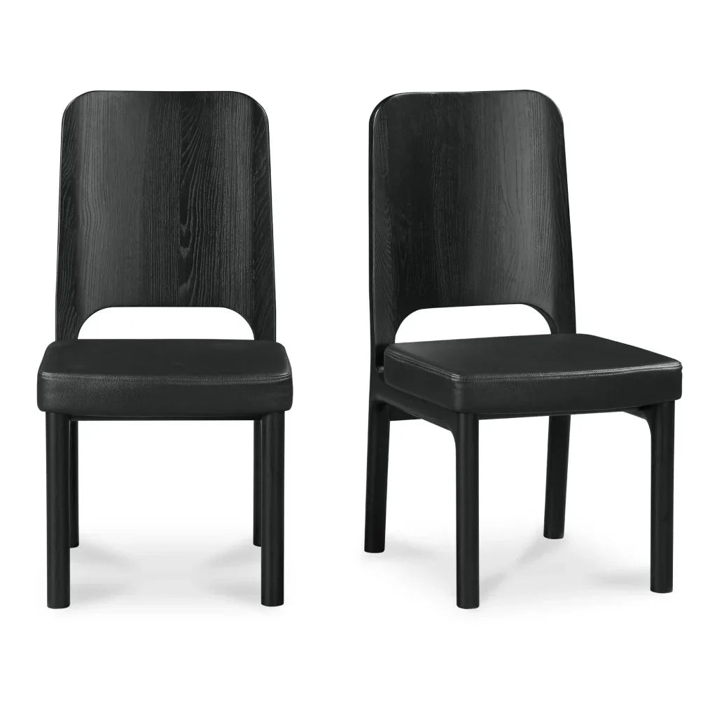 Kerr Vegan Leather Design Dining Chair (Set Of 2) - LOOMLAN - Moe's Home - Dining Chairs