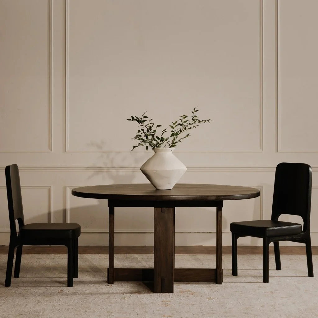 Kerr Vegan Leather Design Dining Chair (Set Of 2) - LOOMLAN - Moe's Home - Dining Chairs