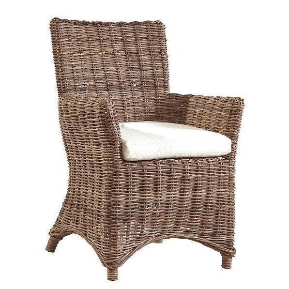 Furniture Classics Key Largo Rattan Arm Dining Chair