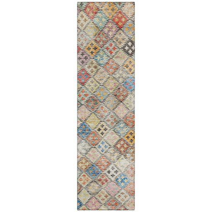 LOOMLAN Rugs Kharma Orange Washable Indoor-Outdoor Rug