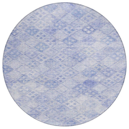 LOOMLAN Rugs Kharma Sky Washable Indoor-Outdoor Rug