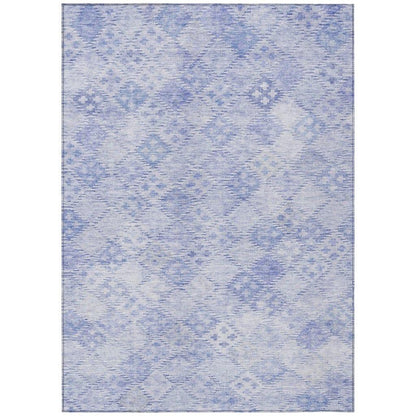 LOOMLAN Rugs Kharma Sky Washable Indoor-Outdoor Rug