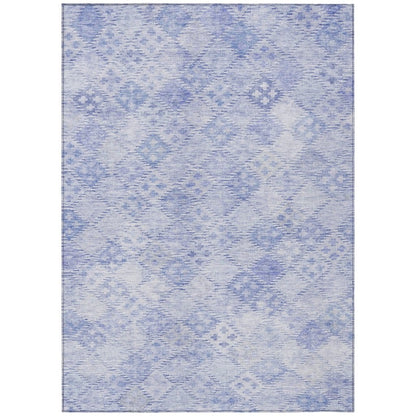 LOOMLAN Rugs Kharma Sky Washable Indoor-Outdoor Rug