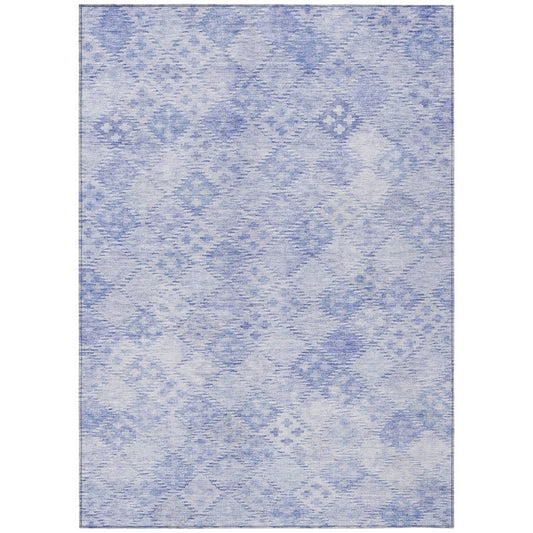 LOOMLAN Rugs Kharma Sky Washable Indoor-Outdoor Rug