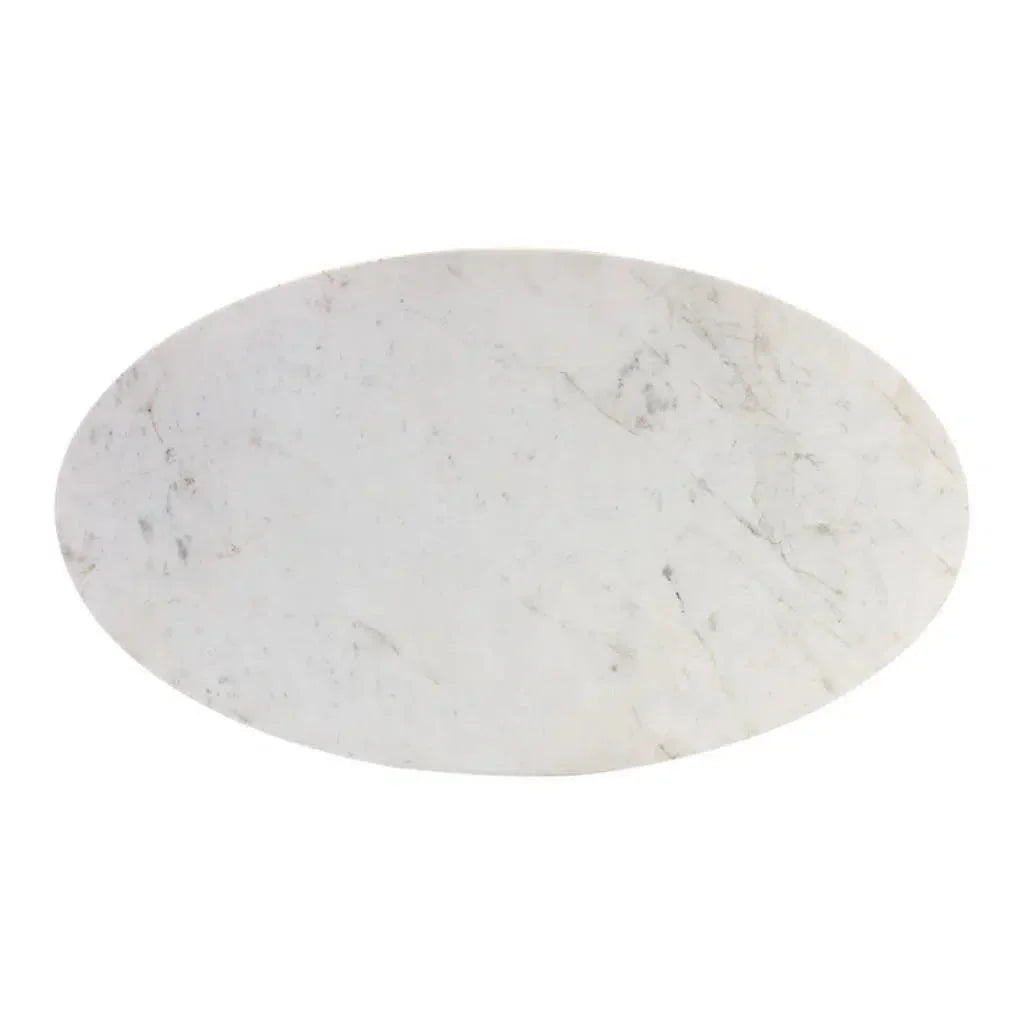 Kiara Steel Framed Marble Coffee Table - LOOMLAN - SUNPAN - Coffee Tables