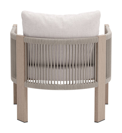 Zuo Modern Rebel Beige Accent Arm Chair