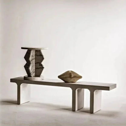 Noir Kir Backless Wooden Dining Bench