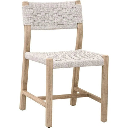 Kitts Rope Outdoor Dining Chair 2PC - LOOMLAN - Essentials For Living - Outdoor Dining Chairs