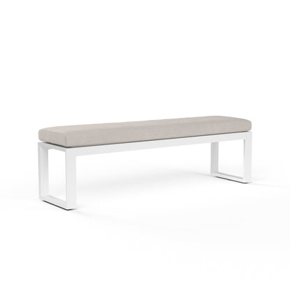 Newport Sunbrella Upholstered Outdoor Dining Bench