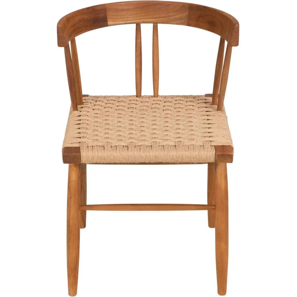 Noir Knox Solid Wood Side Chair
