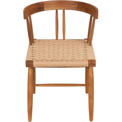 Noir Knox Solid Wood Side Chair