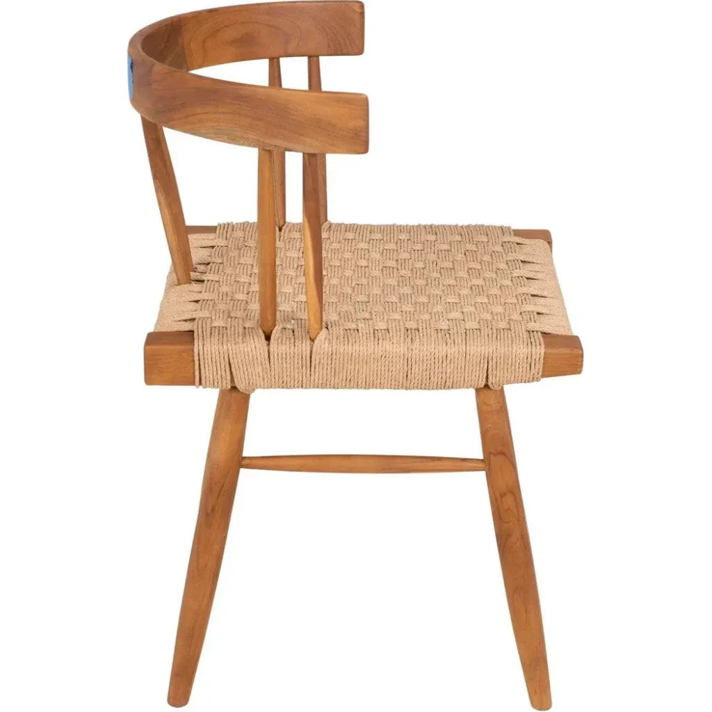 Noir Knox Solid Wood Side Chair