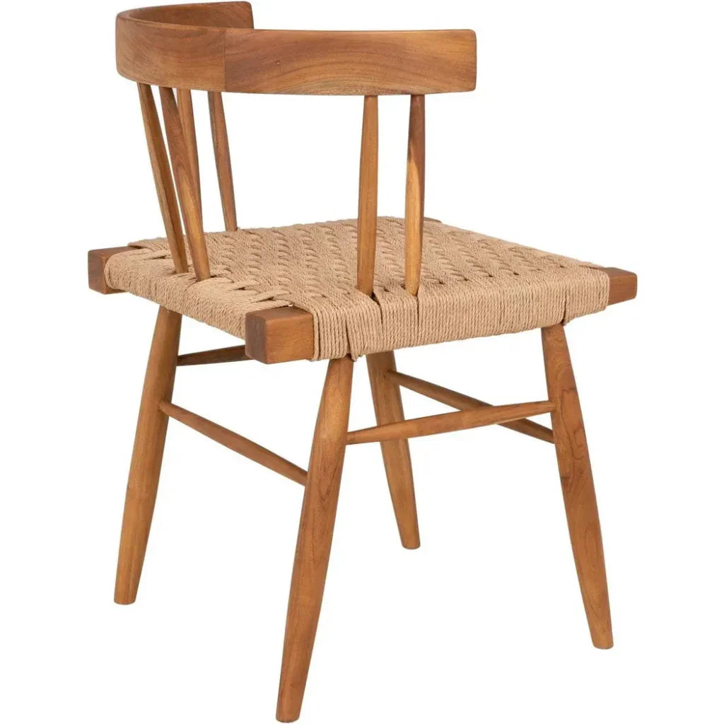 Noir Knox Solid Wood Side Chair