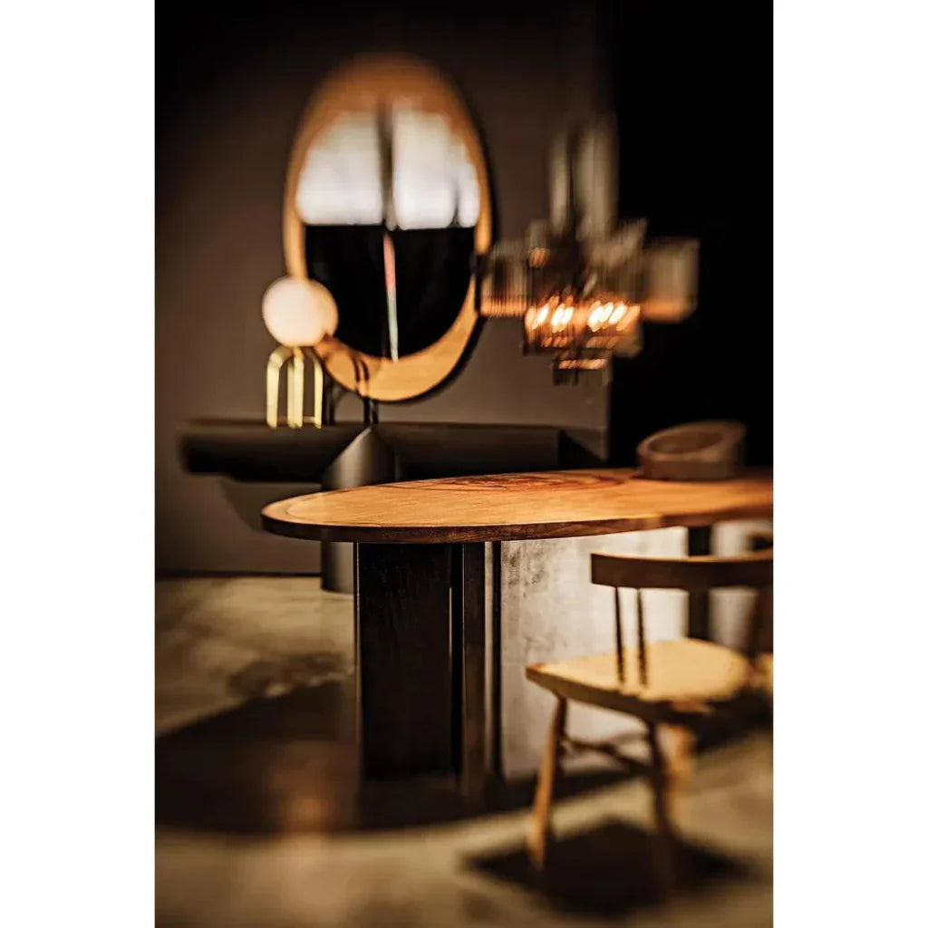 Noir Knox Solid Wood Side Chair