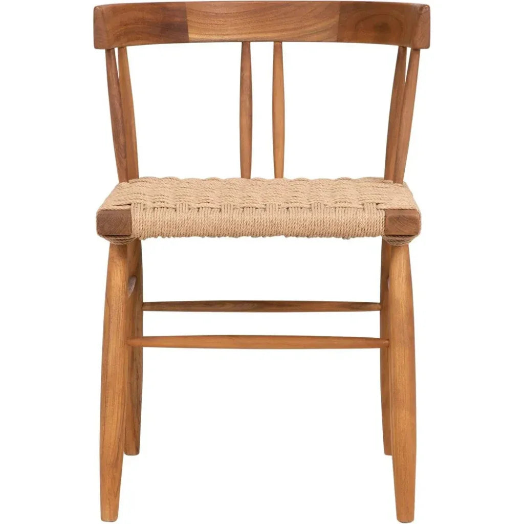 Noir Knox Solid Wood Side Chair