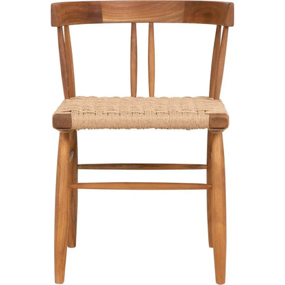 Noir Knox Solid Wood Side Chair