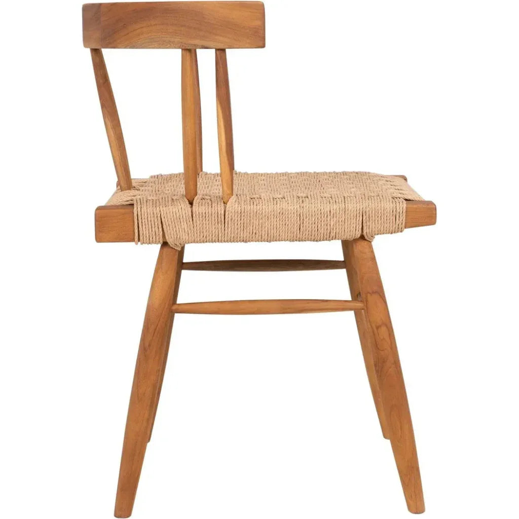 Noir Knox Solid Wood Side Chair