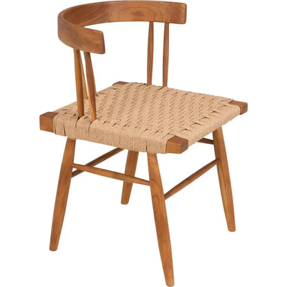 Noir Knox Solid Wood Side Chair