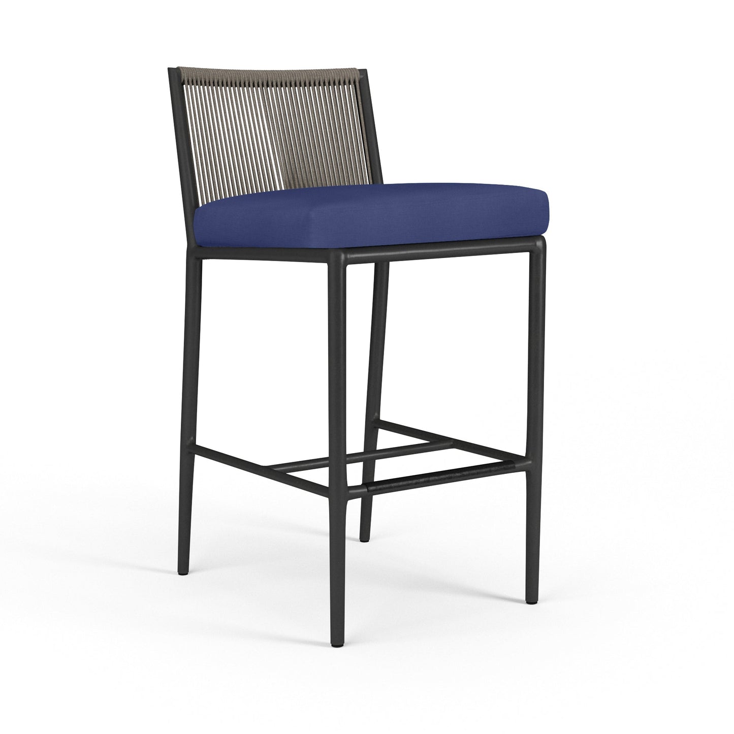 Pietra Sunbrella Upholstered Stylish Comfort Outdoor Bar Stool