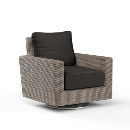 Coronado Sunbrella Upholstered Swivel Outdoor Rocker