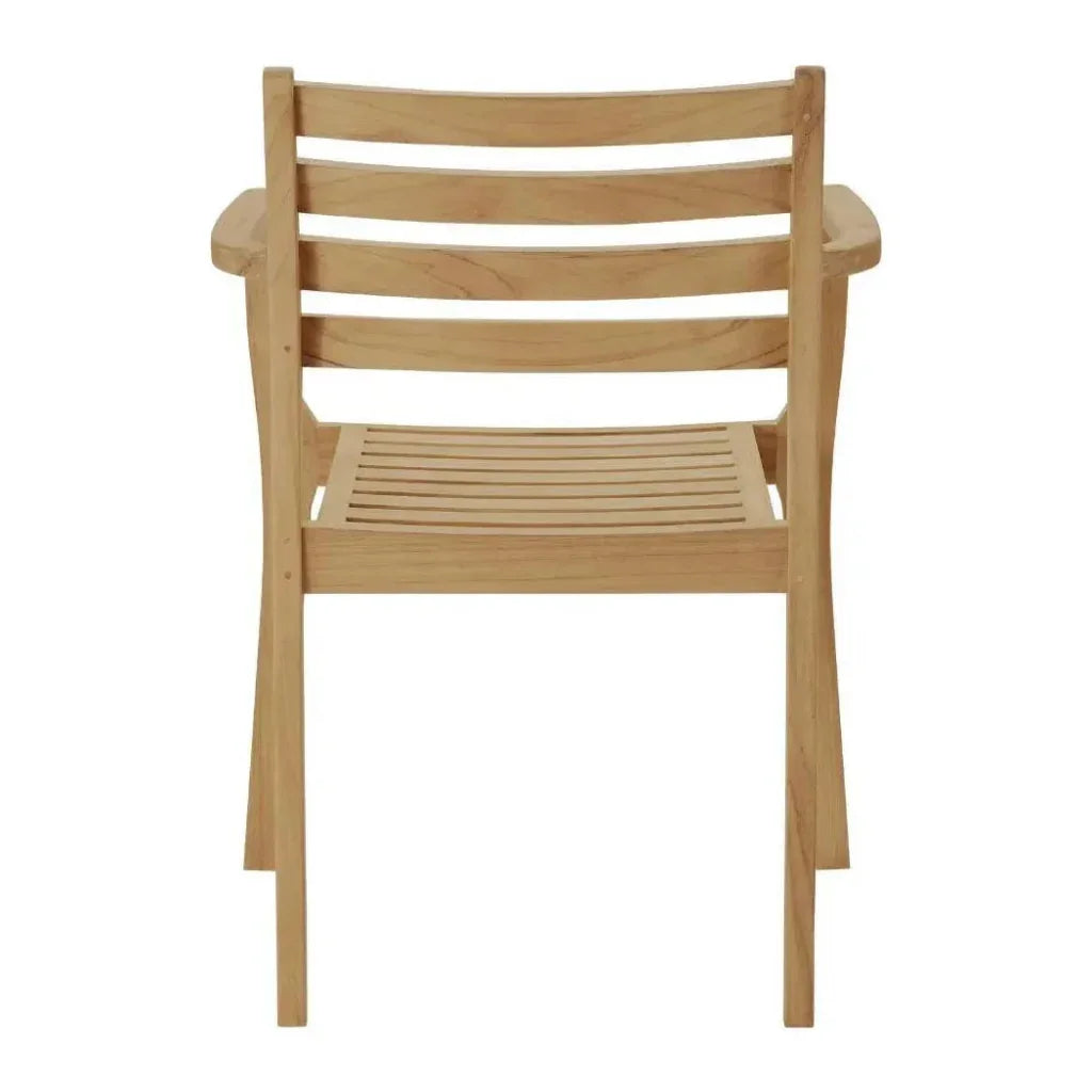 Kolding Stacking Armchair (Set of 4) - LOOMLAN - HiTeak - Outdoor Dining Chairs