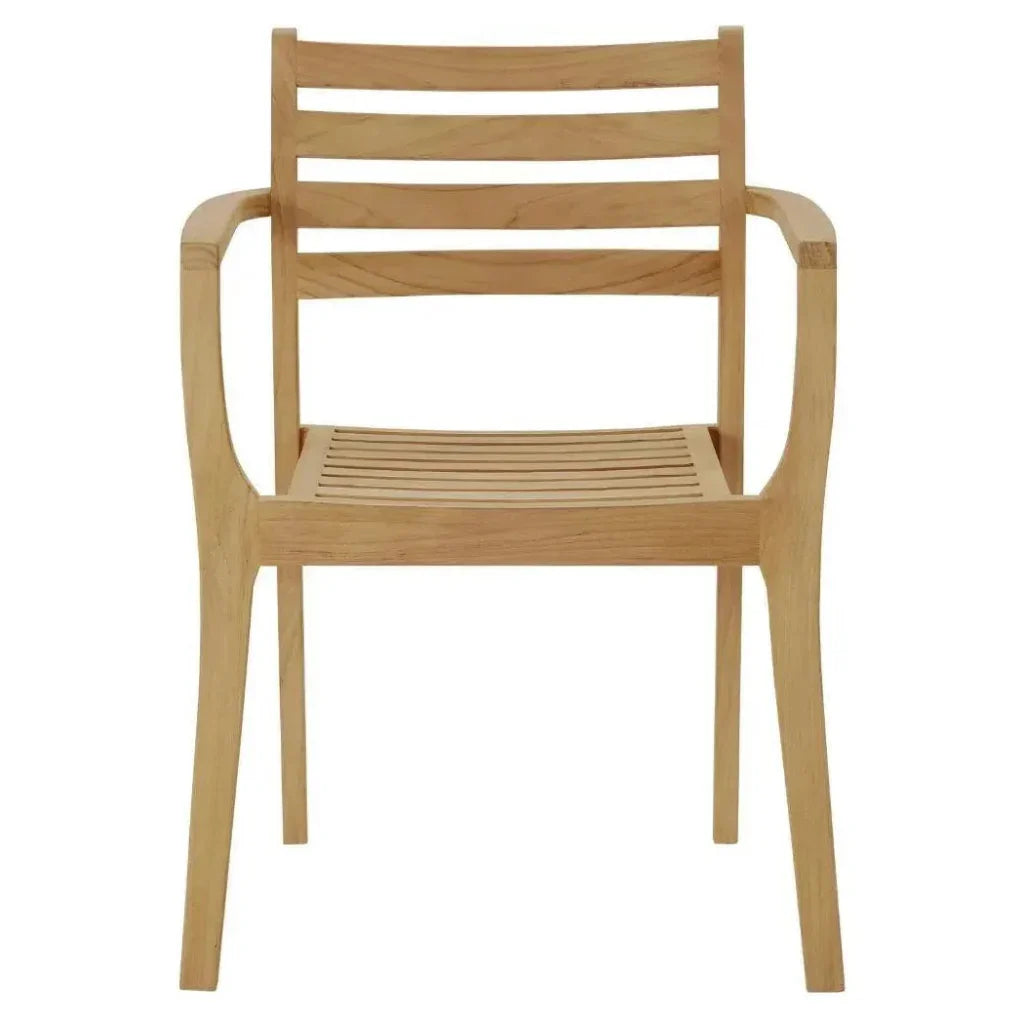 Kolding Stacking Armchair (Set of 4) - LOOMLAN - HiTeak - Outdoor Dining Chairs