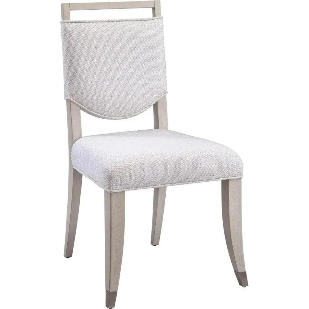 Korey Performance Fabric Armless Dining Chair 2PC - LOOMLAN - Bassett Mirror - Dining Chairs