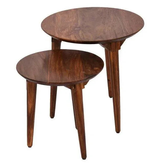 Korsvik Round Wood Table Set