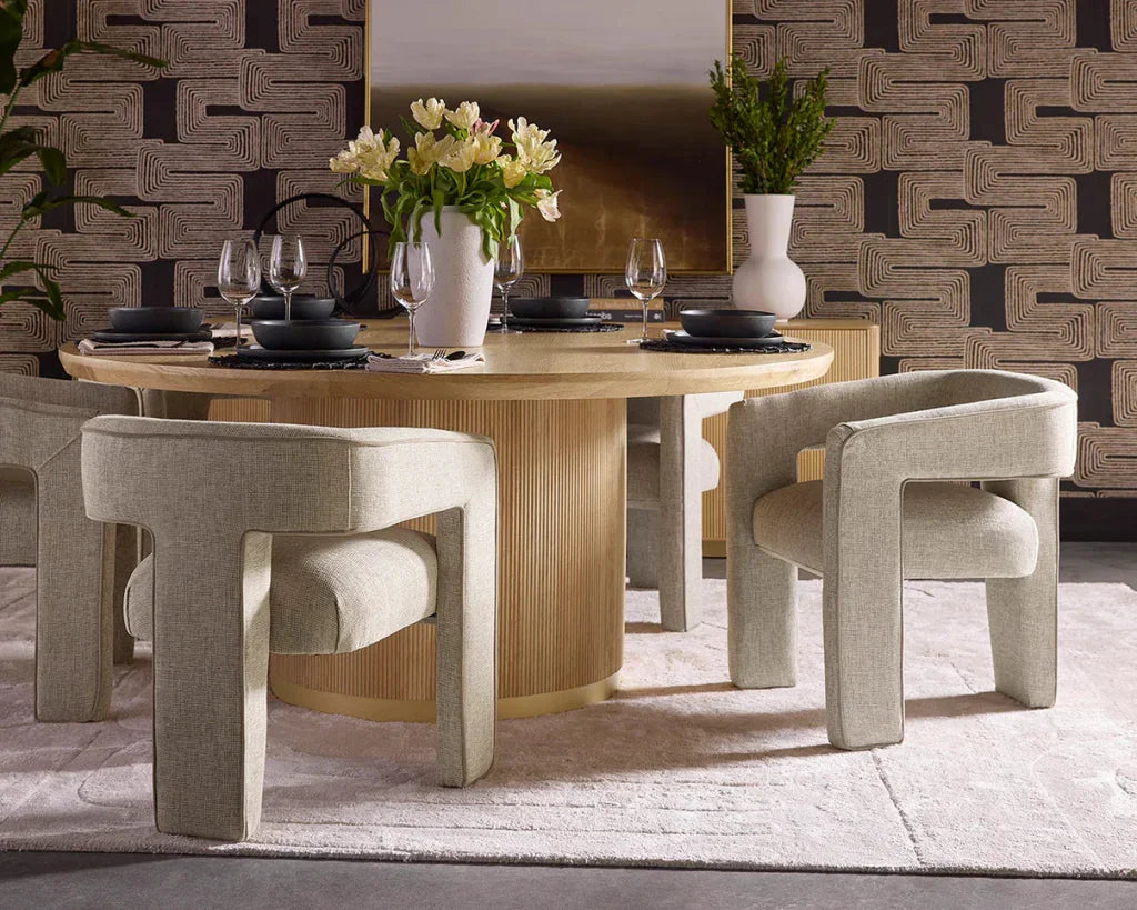 SUNPAN Krasner Dining Armchair Rhapsody Sand