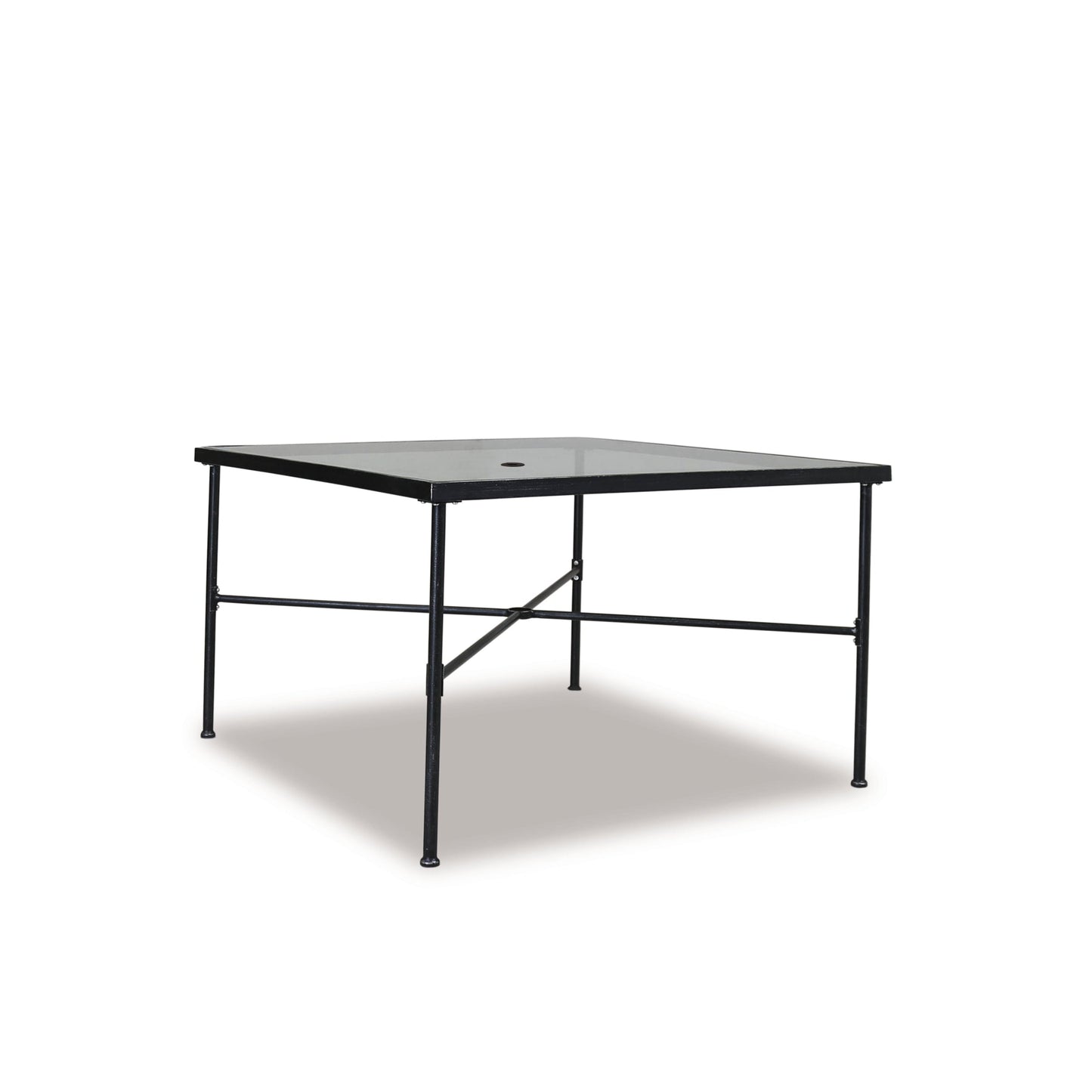 Provence Elegant Glass Top Outdoor Dining Table