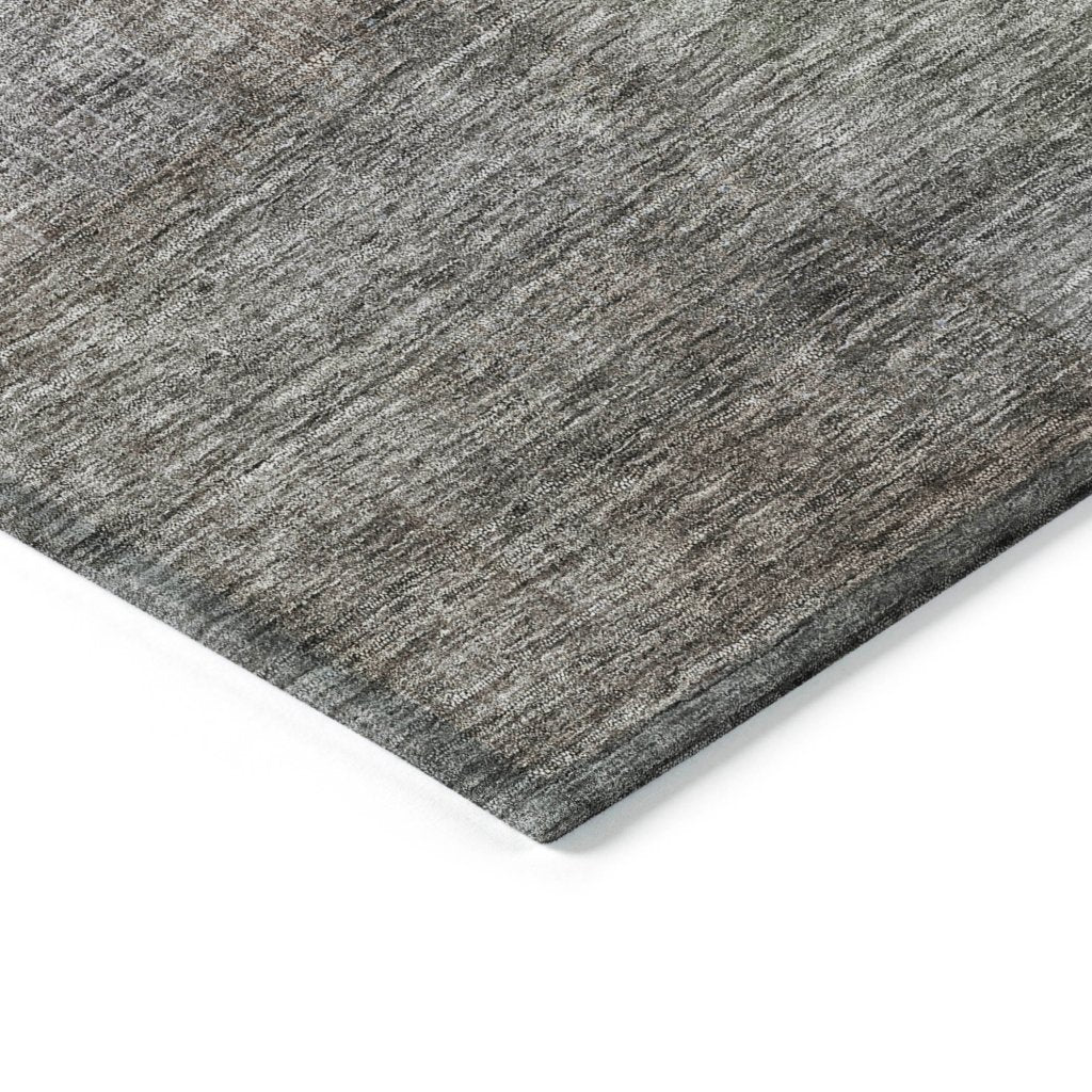 LOOMLAN Rugs Kyra Brown Washable Indoor-Outdoor Rug